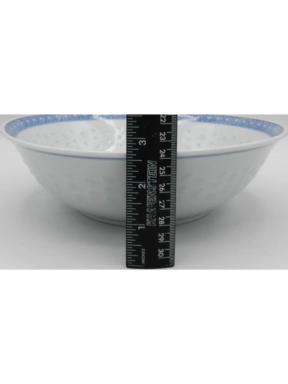 Jingdezhen China Rice Eye Grain Chrysanthemum Serving Platter and Serving Bowl